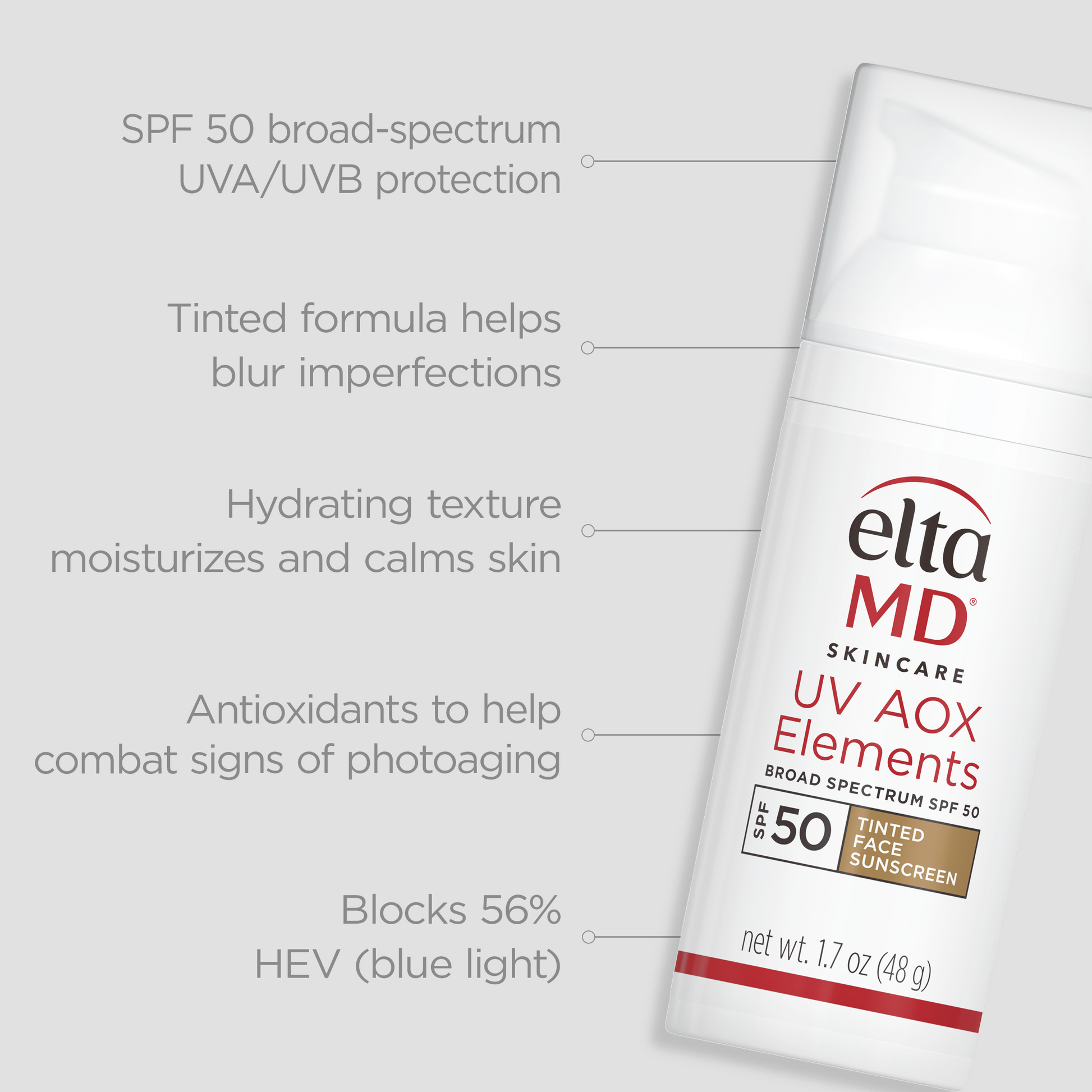 UV AOX Elements Broad-Spectrum SPF50 Tinted